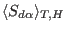 $\langle S_{d\alpha} \rangle_{T,H}$